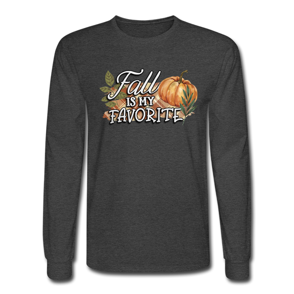 4/4S Fall Is My Favorite PREMIUM TSHIRT - heather black