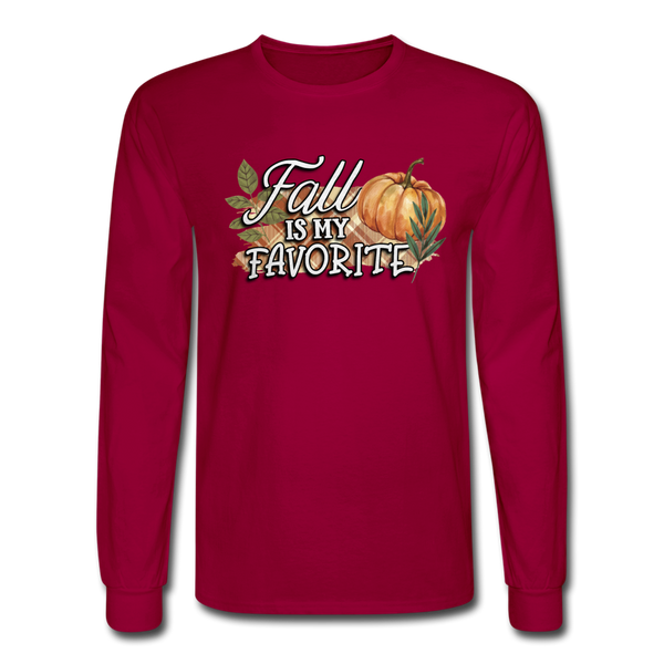 4/4S Fall Is My Favorite PREMIUM TSHIRT - dark red