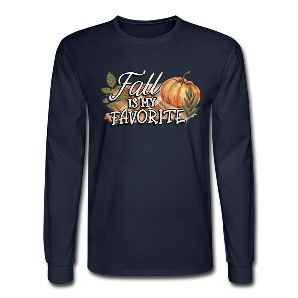 4/4S Fall Is My Favorite PREMIUM TSHIRT - navy