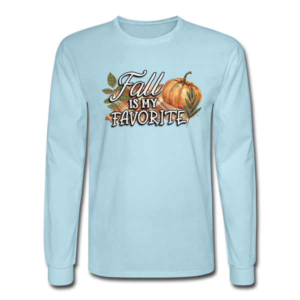 4/4S Fall Is My Favorite PREMIUM TSHIRT - powder blue