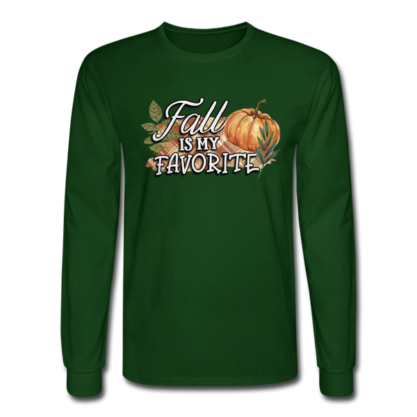 4/4S Fall Is My Favorite PREMIUM TSHIRT - forest green