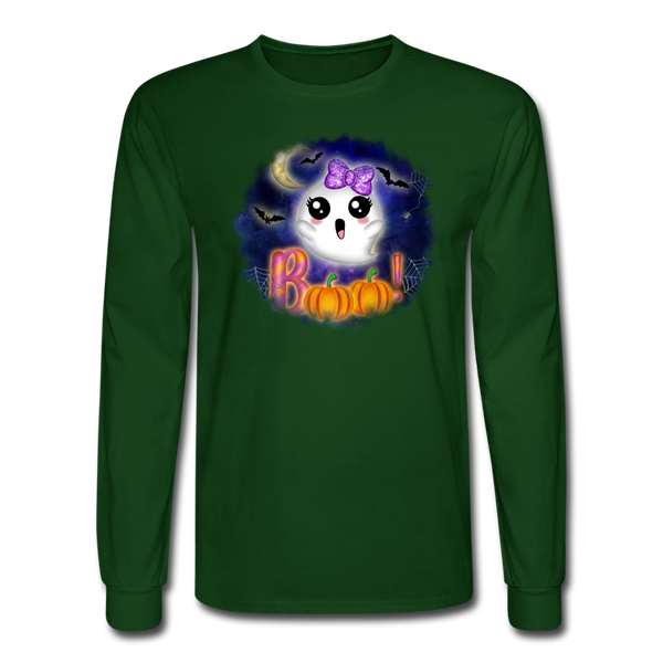 4/4S Boo Ghost PREMIUM TSHIRT - forest green