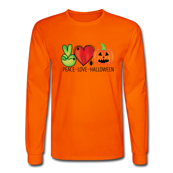 4/4S Peace Love Halloween PREMIUM TSHIRT - orange