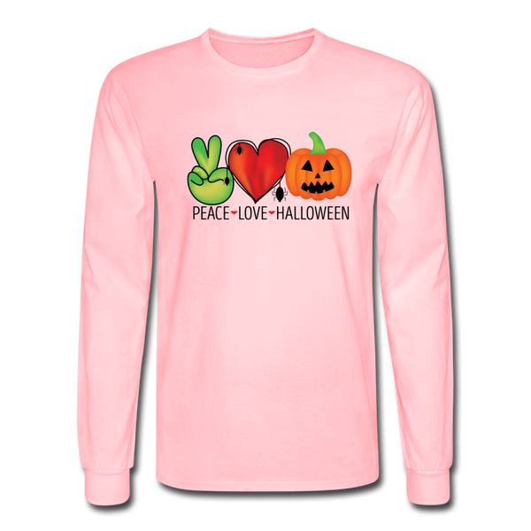 4/4S Peace Love Halloween PREMIUM TSHIRT - pink