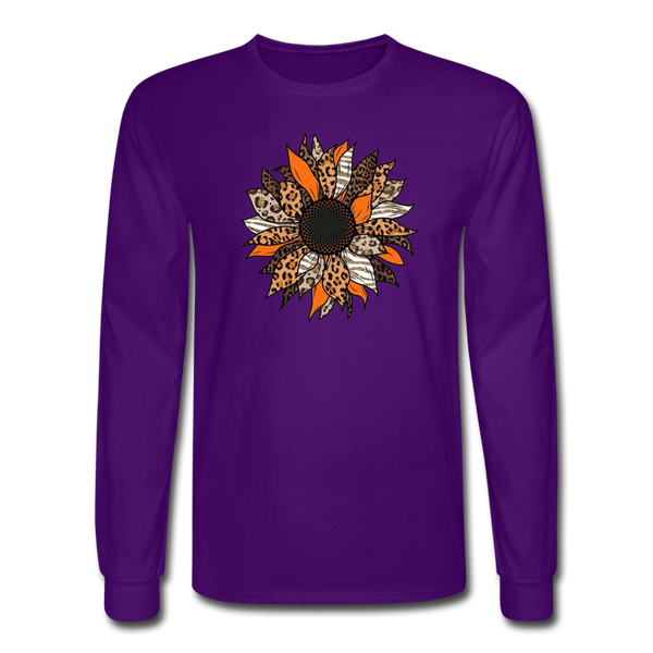 4/4S Autumn Sunflower PREMIUM TSHIRT - purple