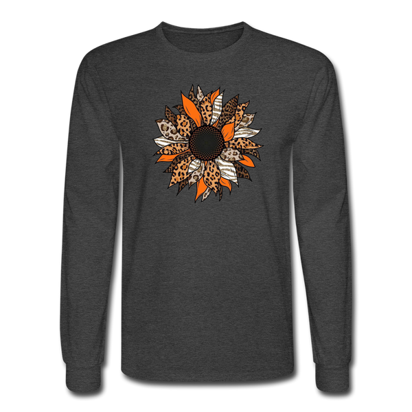 4/4S Autumn Sunflower PREMIUM TSHIRT - heather black