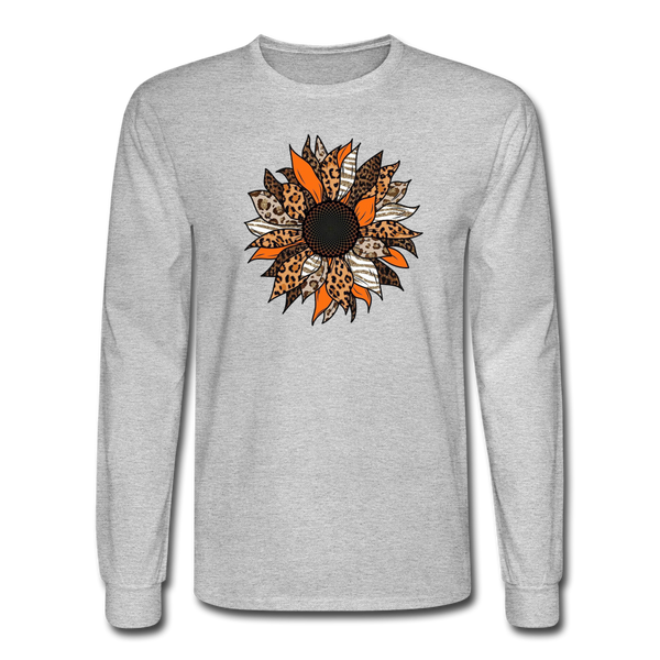 4/4S Autumn Sunflower PREMIUM TSHIRT - heather gray