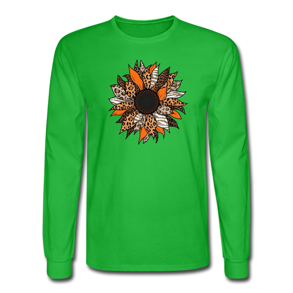 4/4S Autumn Sunflower PREMIUM TSHIRT - bright green