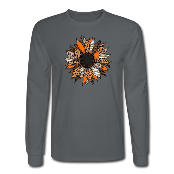 4/4S Autumn Sunflower PREMIUM TSHIRT - charcoal