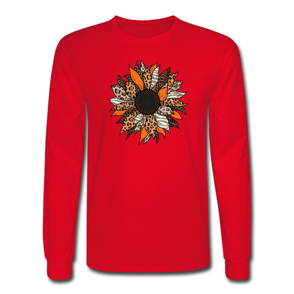 4/4S Autumn Sunflower PREMIUM TSHIRT - red