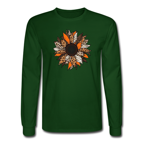 4/4S Autumn Sunflower PREMIUM TSHIRT - forest green