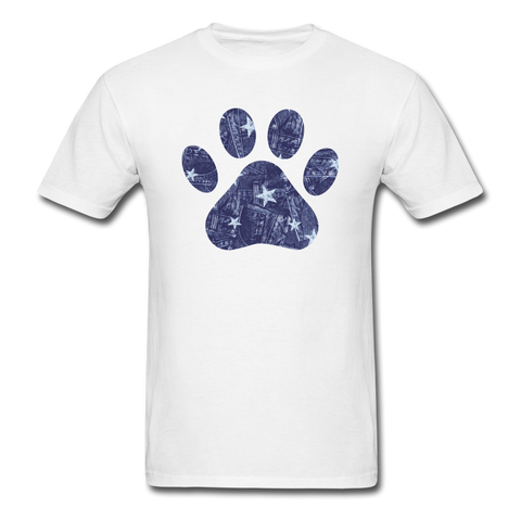 1/4S 8106 Denim Like Glory Paw PREMIUM TSHIRT - white