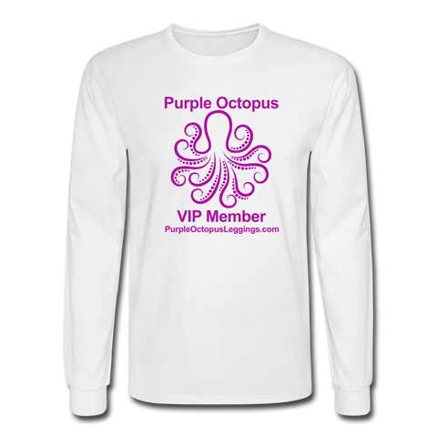 4/4S Purple Octopus VIP Member PREMIUM TSHIRT - white