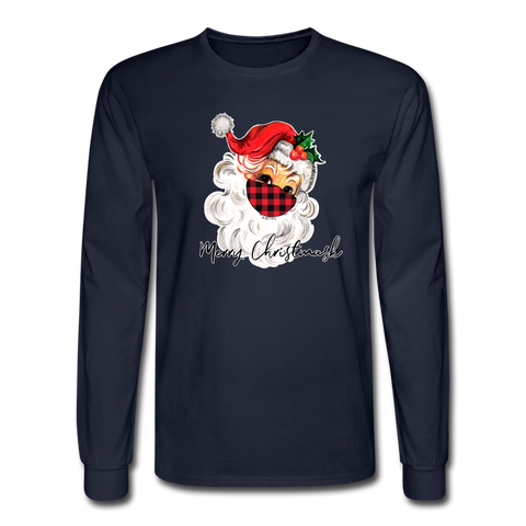 4/4S Santa #2 PREMIUM TSHIRT - navy