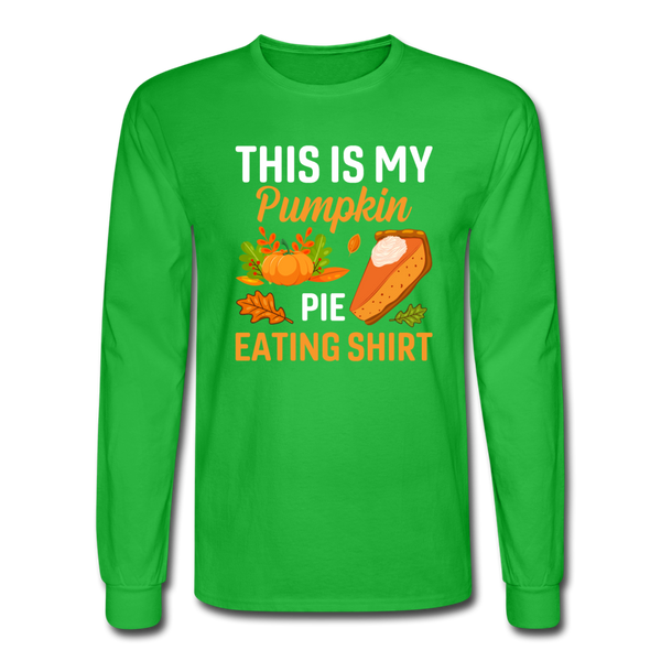 4/4S Pumpkin Pie Eating PREMIUM TSHIRT - bright green