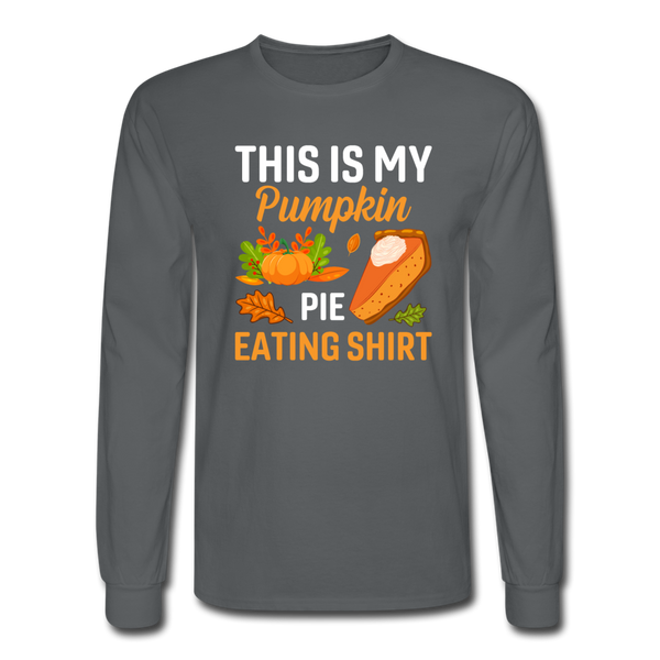 4/4S Pumpkin Pie Eating PREMIUM TSHIRT - charcoal