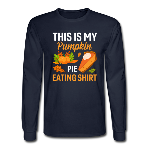 4/4S Pumpkin Pie Eating PREMIUM TSHIRT - navy