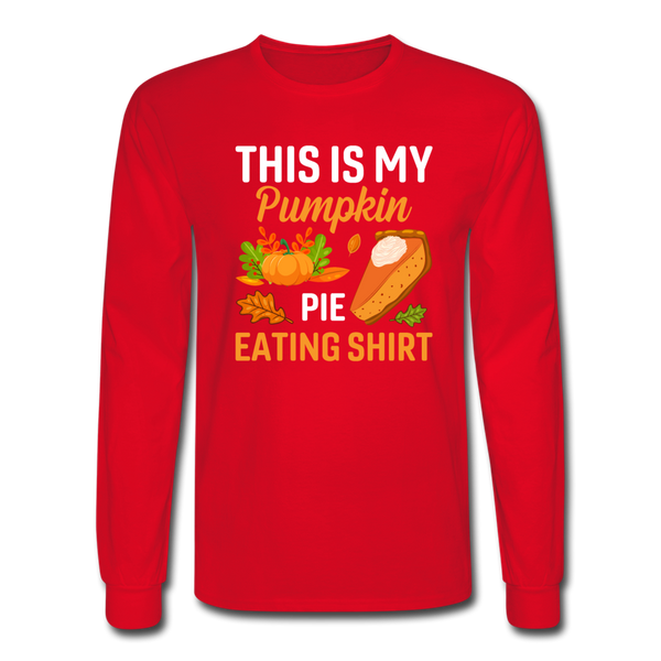 4/4S Pumpkin Pie Eating PREMIUM TSHIRT - red