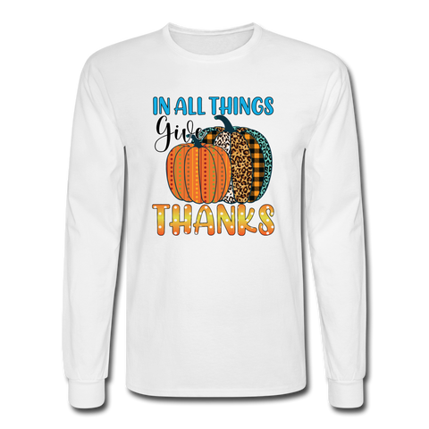 4/4S Give Thanks PREMIUM TSHIRT - white