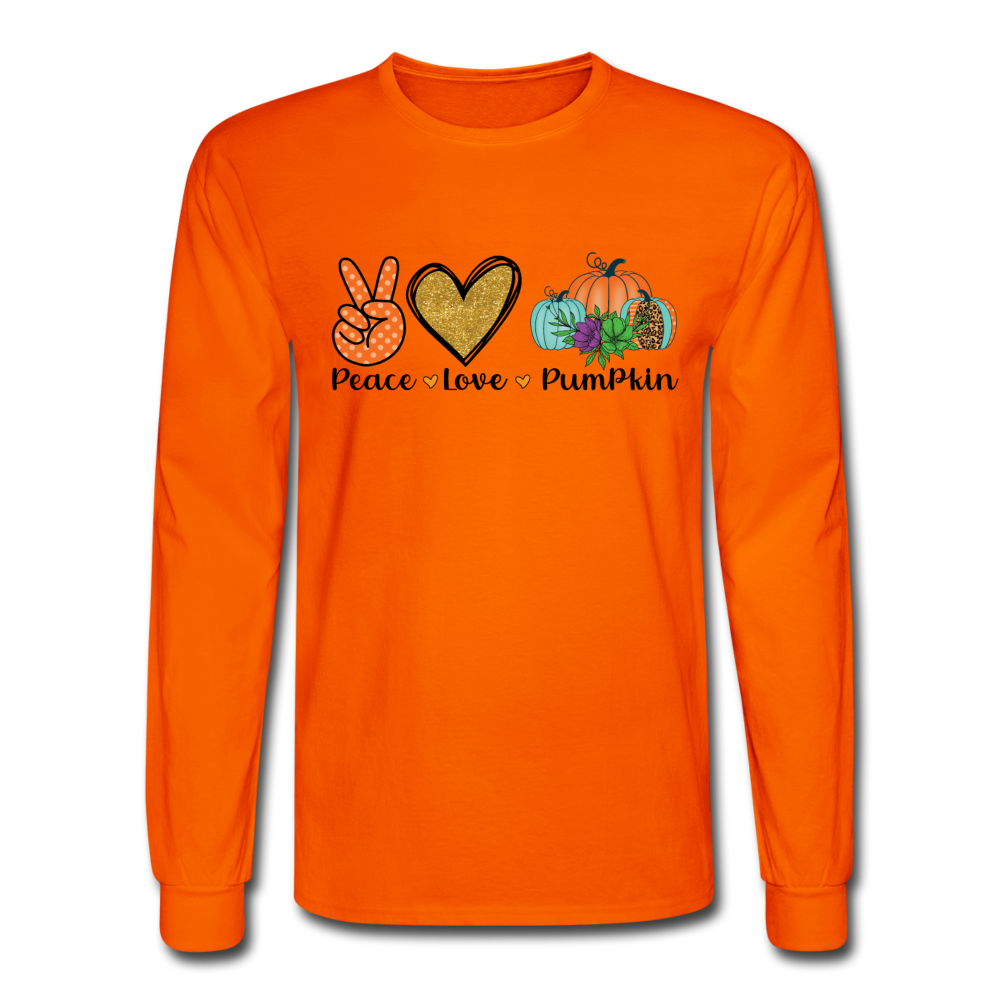 4/4S Peace Love Pumpkin PREMIUM TSHIRT - orange