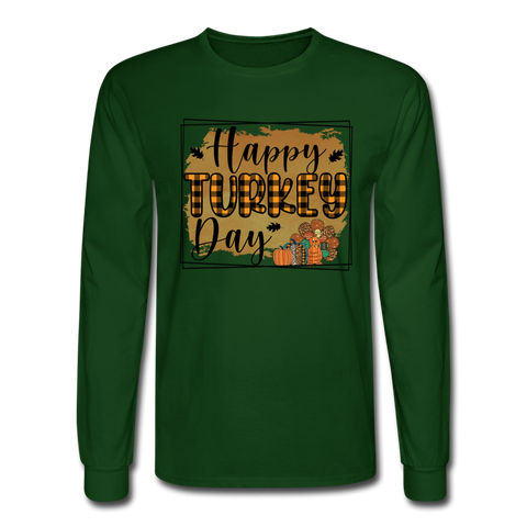 4/4S Happy Turkey Day PREMIUM TSHIRT - forest green