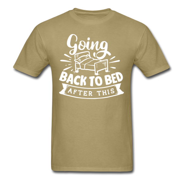 1/4S Going Back To Bed PREMIUM TSHIRT - khaki