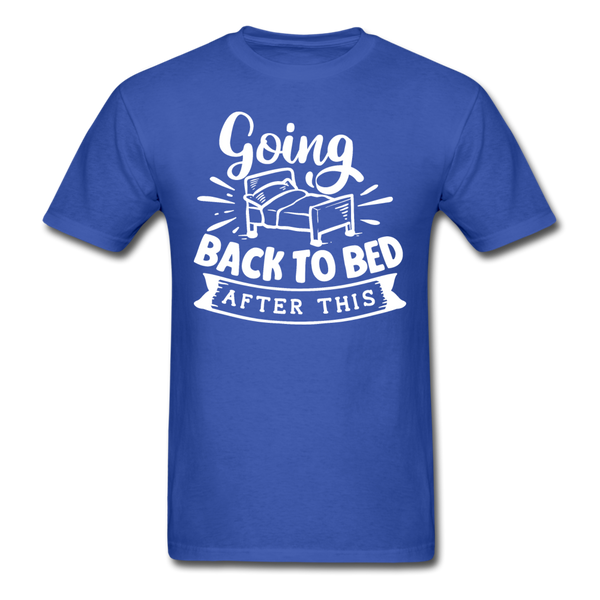 1/4S Going Back To Bed PREMIUM TSHIRT - royal blue