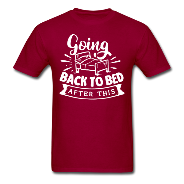 1/4S Going Back To Bed PREMIUM TSHIRT - dark red