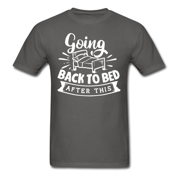 1/4S Going Back To Bed PREMIUM TSHIRT - charcoal