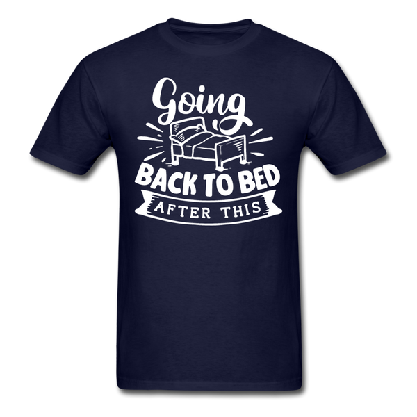 1/4S Going Back To Bed PREMIUM TSHIRT - navy