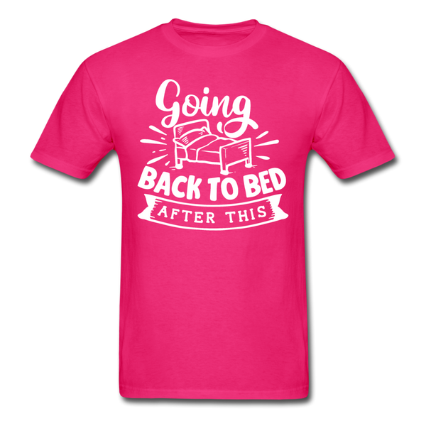 1/4S Going Back To Bed PREMIUM TSHIRT - fuchsia