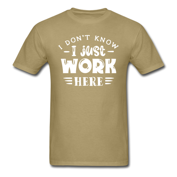 1/4S I Don't Know PREMIUM TSHIRT - khaki