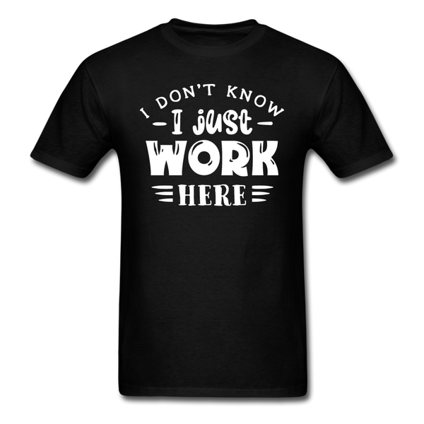 1/4S I Don't Know PREMIUM TSHIRT - black