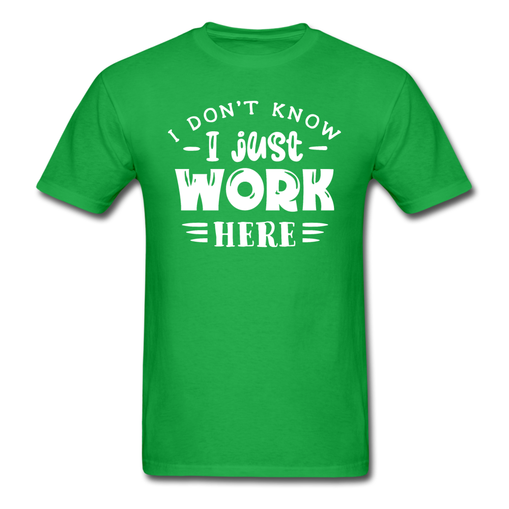 1/4S I Don't Know PREMIUM TSHIRT - bright green