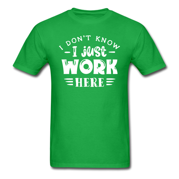 1/4S I Don't Know PREMIUM TSHIRT - bright green