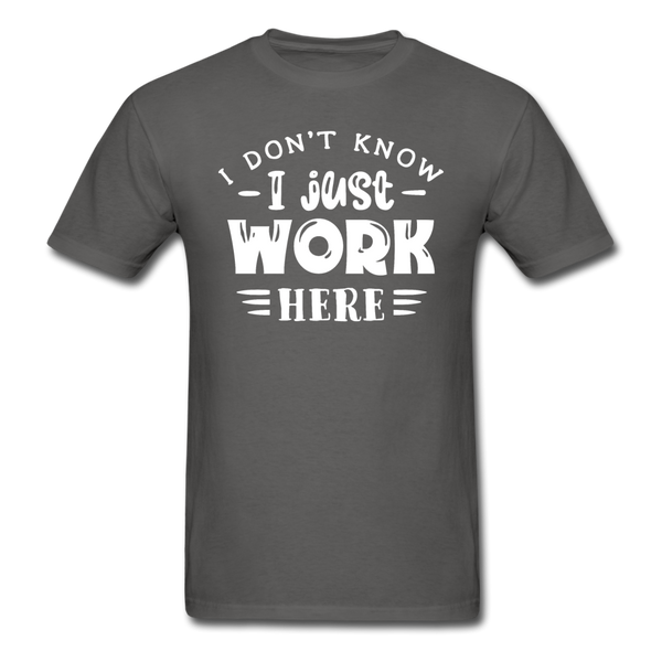 1/4S I Don't Know PREMIUM TSHIRT - charcoal