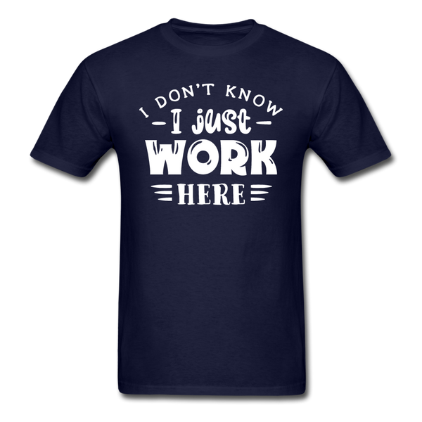 1/4S I Don't Know PREMIUM TSHIRT - navy