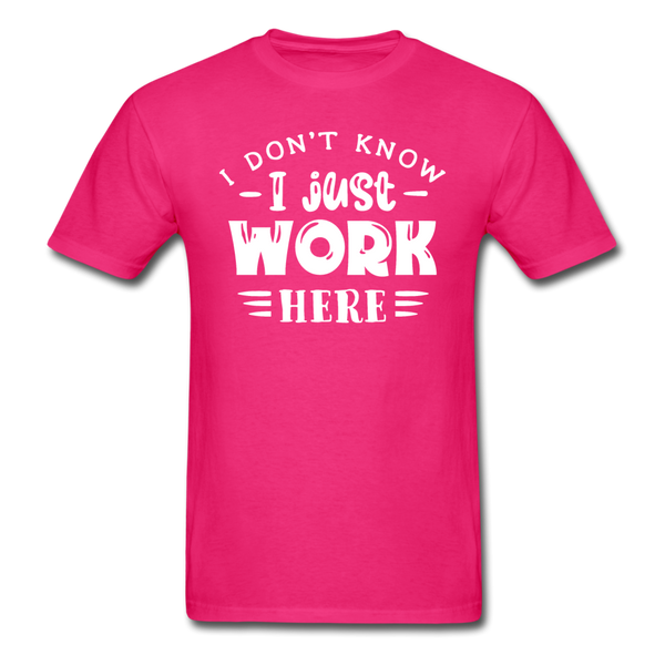 1/4S I Don't Know PREMIUM TSHIRT - fuchsia