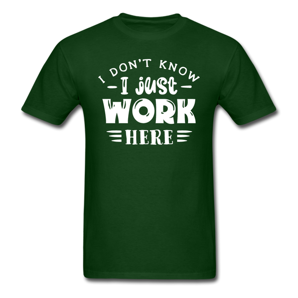 1/4S I Don't Know PREMIUM TSHIRT - forest green