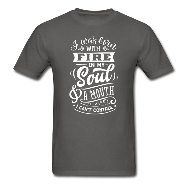 1/4S I Was Born With PREMIUM TSHIRT - charcoal