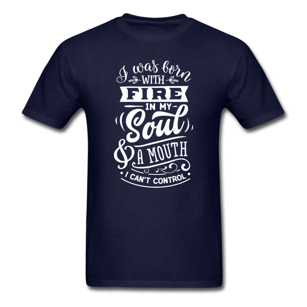 1/4S I Was Born With PREMIUM TSHIRT - navy
