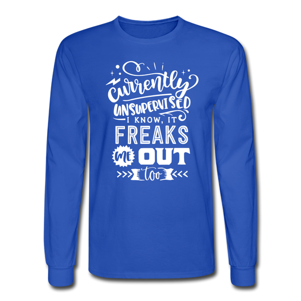 4/4S Currently Unsupervised PREMIUM TSHIRT - royal blue