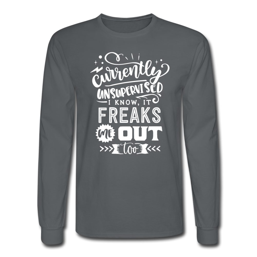 4/4S Currently Unsupervised PREMIUM TSHIRT - charcoal