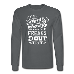 4/4S Currently Unsupervised PREMIUM TSHIRT - charcoal