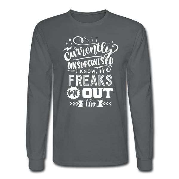 4/4S Currently Unsupervised PREMIUM TSHIRT - charcoal