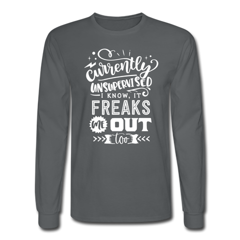 4/4S Currently Unsupervised PREMIUM TSHIRT - charcoal