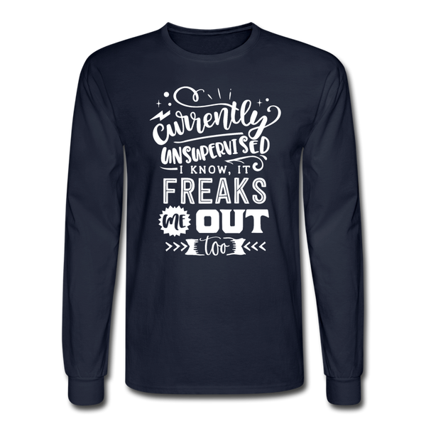 4/4S Currently Unsupervised PREMIUM TSHIRT - navy