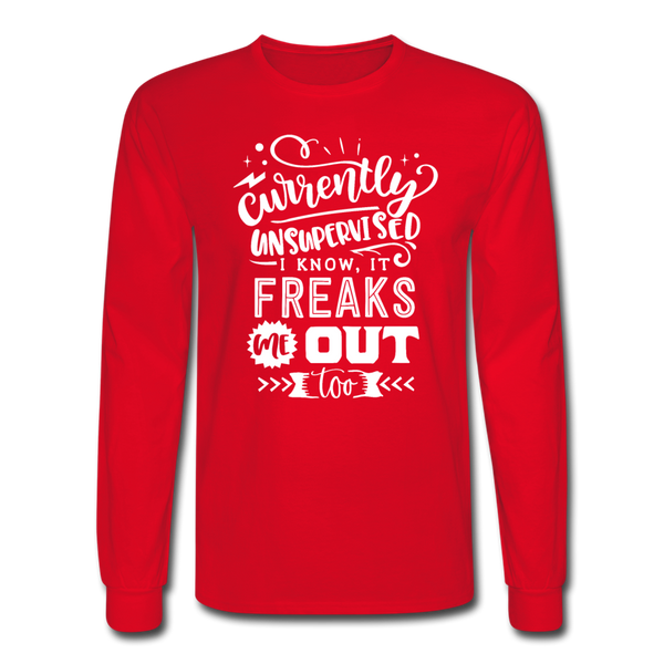 4/4S Currently Unsupervised PREMIUM TSHIRT - red