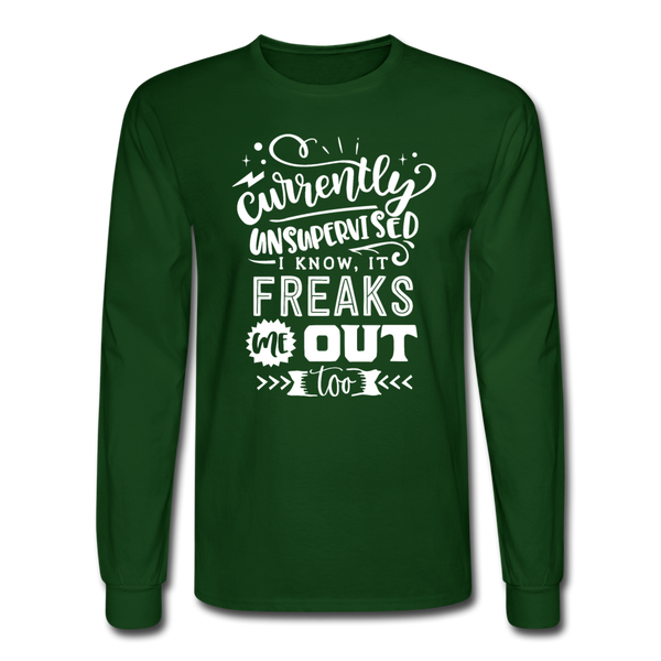 4/4S Currently Unsupervised PREMIUM TSHIRT - forest green