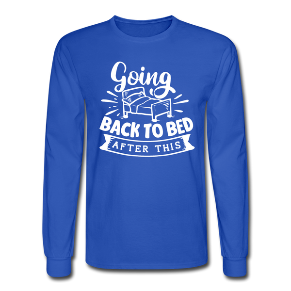 4/4S Going Back To Bed PREMIUM TSHIRT - royal blue